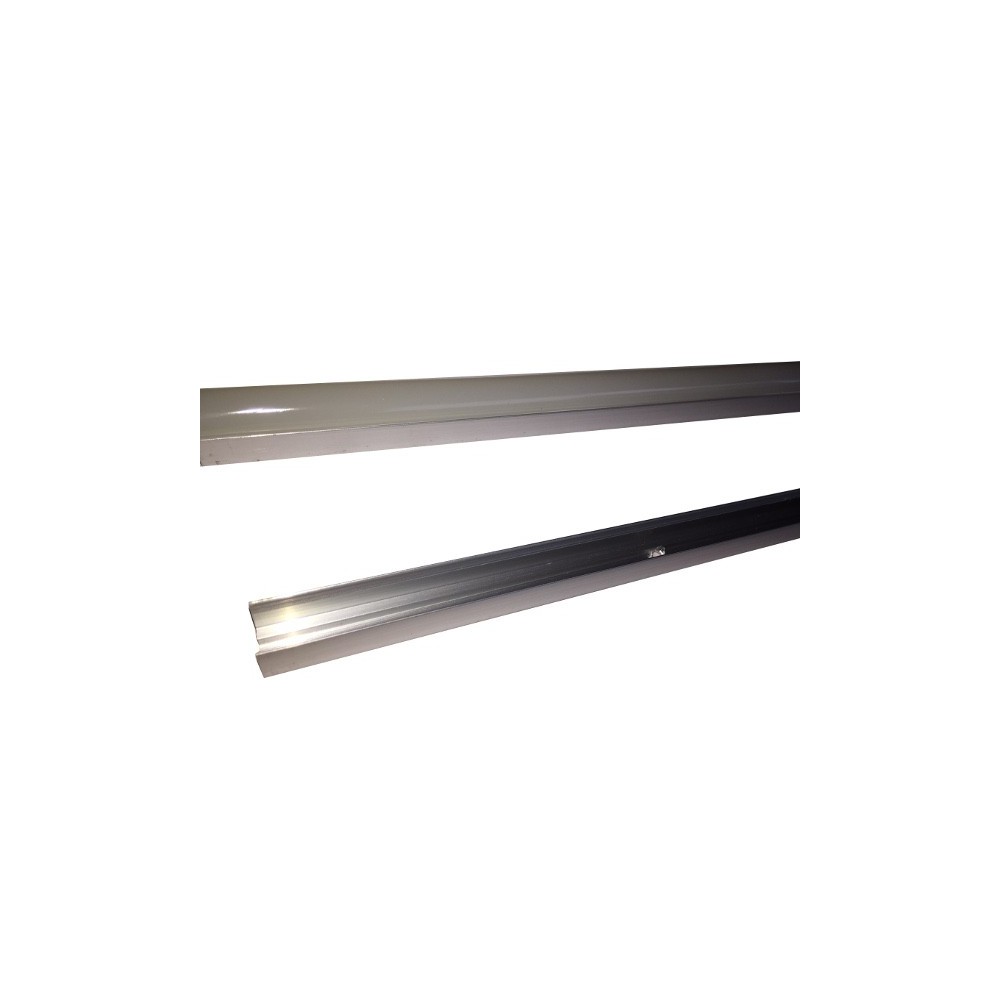 Profil aluminium droit pour ruban LED - 1m - Lot de 2