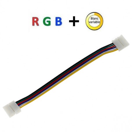 Connecteur d'angle RGB+blanc variable