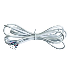 Câble RGB blanc 4 fils 2.40 mètres