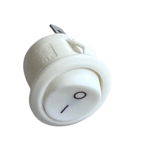 Mini interrupteur à bascule ON-OFF - Perçage ø 10 mm - Avec voyant à LED 12V