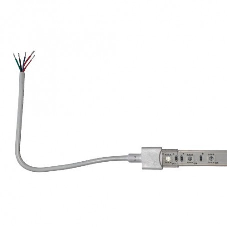 Connecteur ruban RGBW nu IP68 vers 5 fils