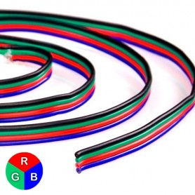 Câble 4 fils RGB 12/24V/48V 22AWG