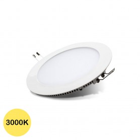 Panneau LED diamètre 84mm, puissance 3W, rond encastrable - Blanc chaud 3000K