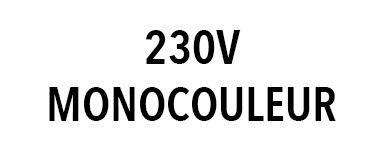 Projecteur 230V monocouleur